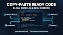 create interactive webgl shader backgrounds and 3d motion loops