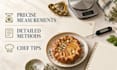 write professional cookbook recipes as a pastry chef