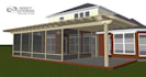 design deck, screened porch, pergola and patio for permit approval