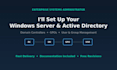 set up windows server and active directory