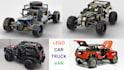 design custom 3d lego car, van, truck, bike and technic vehicle with instruction