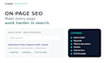 do on page, off page, technical SEO and content optimization