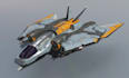 create detailed sci fi spaceship 3d model, space battle ship and spacecraft