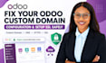 fix odoo custom domain configuration and setup ssl safely