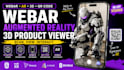 create premium webar experience, webar filter, or 3d configurator