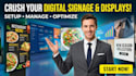 setup, manage, and optimize your digital signage software and displays yodeck
