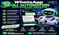 build whatsapp chatbot, manychat automation and social media integration