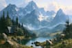 landscape oil painting art