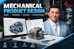 design mechanical products, machines, solidworks assemblies for manufacturing