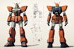 make gundam character illustration and robot art