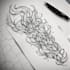 custom linework tattoo design unique fine line tattoo