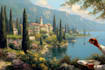 design amazing fantasy landscape
