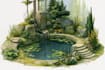 draw amazing environment concept art and fantasy landscape