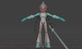 create 3d game ready character for unity or unreal