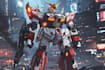 make gundam character illustration and robot art