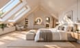 create realistic 3d attic, loft and double height space renderings