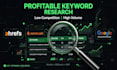 provide ahrefs, semrush, moz, and gkp seo keyword research