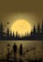 create aesthetic silhouette art