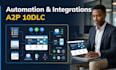 setup gohighlevel automation, funnels, website and a2p
