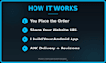 convert your website into an android app apk