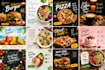 design creative food instagram posts