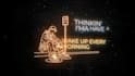 create glowing lyric video