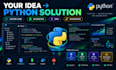 develop custom python scripts for automation, data processing and business tools