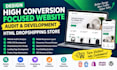 design high conversion focused website audit development html dropshipping store