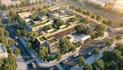 design 3d residential masterplan large scale real estate development rendering