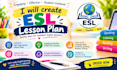 create esl lesson plan