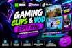 edit kick twitch and tiktok vods into engaging gaming clips