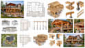 draw structural framing 2d floor plan for residential permit deck porch permit
