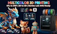 paint color 3d model convert 2d to 3d stl to 3mf bambu lab multicolor printing