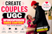 create couples ugc spokesperson video content