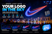 turn your logo into a cinematic drone light show animation