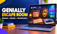 create a genially escape room, quiz and interactive educational game