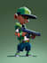 draw 2d game character or 2d game character