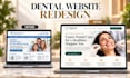 design or redesign a dentist website in wordpress or framer