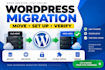 do wordpress website migration, website migration and setup, website update
