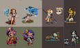 create pixel art sprite sheets game sprites animation assets pixel character rpg
