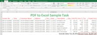 convert PDF to excel, word, copy paste, scaned PDF manually