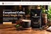 design branded coffee shopify coffee dropshipping store cafe tea coffee website