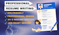 write a professional ats friendly CV and resume
