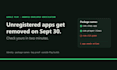 fix android developer verification and package name registration
