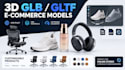 create a customizable 3d glb gltf model for your ecommerce store