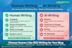 write SEO blog posts that rank and humanize al content