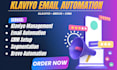 setup klaviyo management pose estimation CRM pro automation segmentation brevo