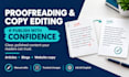 do proofreading and copy editing your article, blog post, or website content