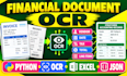 extract invoice and receipt data with custom ocr for accounting and bookkeeping