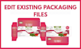 edit existing packaging files, fix dielines and prepare print ready design